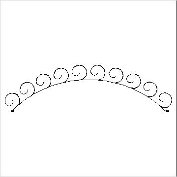 (image for) Curls Quarter Circle p2p 2-L04604* - Click Image to Close